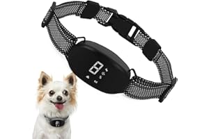 COMFEN Collier Anti Aboiement Chien Rechargeable - 3 Modes Choc Électrique/Vibration/Son Résistance à L’Eau IP67 et Détection D’aboiement Intelligen Réglable pour Petit/Moyen/Gros Chien