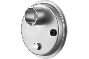 Inkbird Universal Bowl Adaptor for Weber/ProQ/Fornetto Kettle & Bullet Smokers - Grill Thermometer Adapter - Digital - Outdoor - Silver - Stainless Steel - Dual Probe - 500°F - Reusable