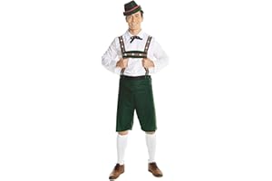 Morph Lederhosen Costume Men, Oktoberfest Costume Men, Oktoberfest Outfit Mens, Fancy Dress for Adults