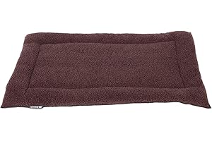 Danish Design Dog Crate Mattress - Sherpa Fleece, Ecoflex Recycled Filling - Mauve - Small