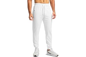 G Gradual Herren-Jogginghose mit Reißverschlusstaschen, Stretch, konisch, Trainingshose für Herren, Workout, Laufen, Fitnessstudio