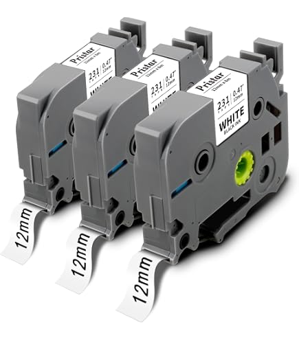 Cartouche Ruban Textile OR Et BLANC Pour Brother PT P300BT P750TDI P700 P750 P750W - 4m - Neuf