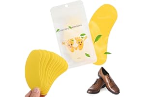 WOLAIYE Deodorant Insole Stickers,Sneaker Odor Eliminator Air Fresheners,Shoe Odor Eaters,Long Lasting Shoe Deodorant Stickers-10PCS