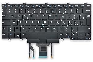 INFOELETTRONICA LO STORE DELLA CONVENIENZA E QUALITA' Tastiera Italiana per dell Latitude 14 5491 7480 7490 RETROILLUMINATA TRACKPOINT