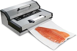 Caso FastVac 4000 przemysłowa zgrzewarka próżniowa, regulowana siła próżni (do miękkich produktów spożywczych), worki i rolki do 40 cm szerokości, mocna pompa próżniowa 20 l/min, antracyt