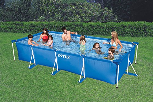 Intex Aufstellpool Frame Pool Set Family, blau, 450 x 220 x 84 cm - 5