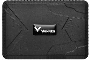 Winnes GPS Tracker Localizzatore GPS per Auto/Veicoli/Camion/Moto Forte inseguitore di GPS in Tempo Reale Impermeabile Posizione GPS Geo-fence Allarme Shock,Gratuita App/Web 10000 mAh,TK915