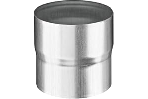 DACHRINNEN-SHOP.DE Titanium Zinc Plug Socket Downpipe Connector for Pipes DN 60