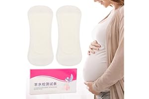 LIZEALUCKY Amniotic Fluid Test Strips, 2pcs Litmus PH Range Test Strips, PH Indicator Test Strips with Amniotic Fluid Control Chart, Maternity Home High Sensitivity Female PH Test Strip