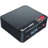 Beelink Mini PC Ryzen 5 5560U, SER5 AMD Radeon Graphics, DDR4 16GB(2 * 8) RAM 500GB NVMe SSD, Compatible UbuntuOS, 2.4G/5G Du