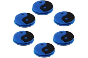 SGerste Yin e Yang modello racchetta da tennis antivibrazioni blu – Confezione da 6