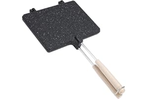 Gralara Padella a doppia faccia, teglia da forno per sandwich, macchina per toast rimovibile multifunzione, teglia per sandwich per omelette, colazione,