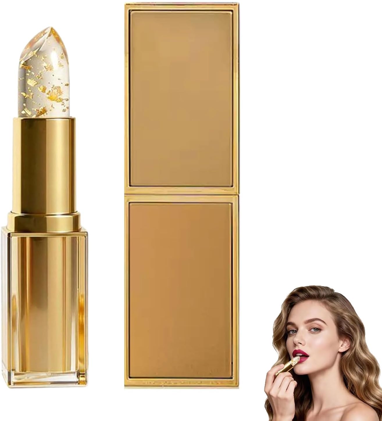 Lápiz labial adaptativo de PH, 2026 Beauty Lipstick 24 horas de duración, ilumina el color de los labios, hidrata y previene el agrietamiento del lápiz labial, rápido a un tono perfecto (1 unidad)