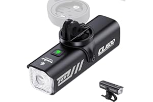 TOWILD CL1600 Luz Bicicleta,1600 Lumen 5000mAh Luz Delantera Tipo C Recargable Faro de Bicicleta para MTB/Bicicleta de Carretera,12 Horas de Duración,5 Modos Luz de Ciclismo