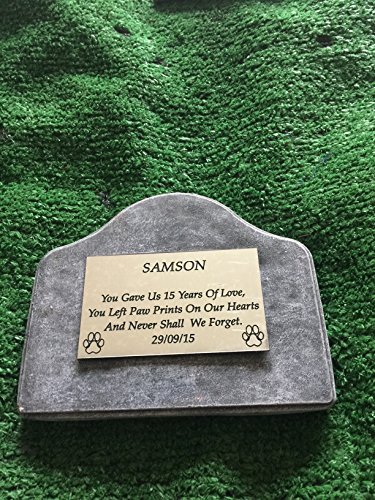 MEMORIAL-STONE-GRAVEMARKER-PERSONALISED-DOG-CAT-FRIEND-MUM-DAD-SIGN