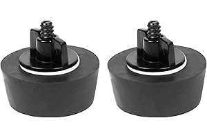 HAF® Pool Winterverschluss Gummi Stopfen 2" für Einlaufdüsen und Skimmer | Winterstopfen 2 Zoll = ca. 5,4-6,2 cm | Zum optimalen Schutz vor Frost im Winter - Menge: 2 Stück