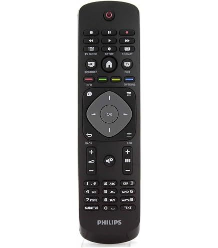 Telecomando Sostitutivo VINABTY Per TV Philips – Compatibile Con Serie 4000, 4100, 5303 E Molti Modelli LED