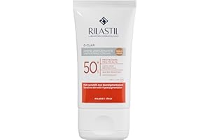 Rilastil D-Clar Crema Colorata Viso, Azione Depigmentante e Uniformante per Pelli Sensibili, SPF 50+, Medium, Confezione da 40 ml
