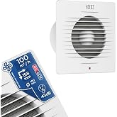 Horoz Electric Banyo ve Tuvalet Aspirat&ouml;r&uuml; 100/4" (100l&uuml;k - 10cm)