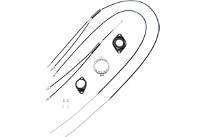 TSTRAUM BMX Bicicletta Gyro Cavo freno anteriore + posteriore (superiore + inferiore) Set rotore (blu)