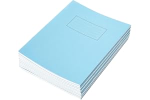 Silvine Exercise Book ruled 7mm Squares 229 x 178 mm 40 leaves Blue (Pack of 10)