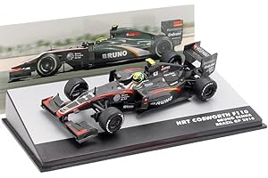 OPO 10 - Coche de Fórmula 1 1/43 Compatible con HRT Cosworth F110# 21 GP de Brasil 2010 Bruno Senna (725)