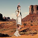Kostümplanet® Indianerin-Kostüm Damen Indianer-Kostüm sexy Squaw Faschings-Kostüm Größe 36/38 - 
