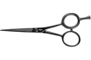 PARSA BEAUTY PARSA MEN Profesjonalne nożyczki do włosów Nożyczki do brody z jednostronnym mikroząbkowaniem i antypoślizgowym gumowym pierścieniem