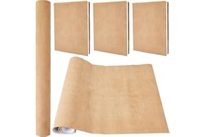 CRASPIRE 51 x 11.8 Pollici Pelle Scamosciata Libro Panno per Rilegatura di Libri Superficie del Tessuto Copertina di Libro con Supporto in Carta Libri Album Scrapbooking Archivio Copertura Protezione