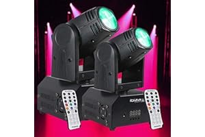 IBIZA LIGHT - 2 Lyres LMH250-RC IBIZA LIGHT LED RGBW JEU DE LUMIERE PUISSANT A PRIX FOU PA DJ LED SONO MIX BAR CLUB DISCO-MOBIL DISCOTHÈQUE SPORT