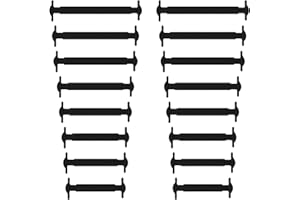 Yusimu No Tie Elastic Silicone Shoe Laces for Kids and Adults – Waterproof, Stretchy, Tieless Flat Shoelaces for Trainers, Converse, Air Force, and Boots