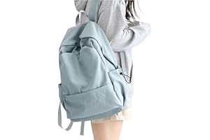 HYC00 Plecak Szkolny Damski,Plecak Unisex na co Dzień Tornister Nastolatki Dziewczęcy Lekki Plecak Dla Nastolatków na Zewnątrz Wodoodporny Plecak Pasuje do Laptopa 14 Cali Torba na Książki