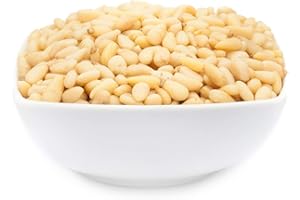 CRACKERSCOMPANY 1 x 3 kg Pine Nuts Grade A Natural 100% Pure Superfood Nutty Aromatic Sugar Free Salt Free Vegetarian Vegan Gluten Free Lactose Free Premium Quality
