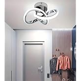 Lzy Avize Store Kar &Ccedil;i&ccedil;eği LED Tavan Armat&uuml;r&uuml;, Krom, Modern Stil, Salon ve Antre i&ccedil;in