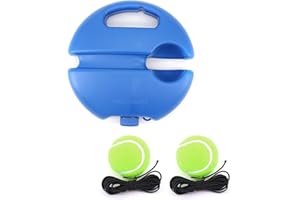 ‎SHAMDON HOME COLLECTION Shamdon Home Collection Tennistrainer Tennisball Trainer Tennis Baseboard mit Schnur und 2 Trainingsball Selbststudium Praxis Tennisball Training Tool für Anfänger, Erwachsene