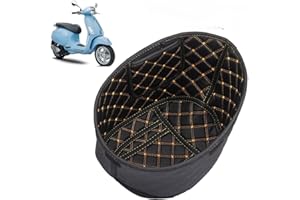 Tongyaoyao Für Vespa Sprint125 Frühling 150 Motorrad Hinten Stamm Eimer Lagerung Kissenbezug Futter PU Leder Pad Kofferraum Zubehör (Sprint Prim150)