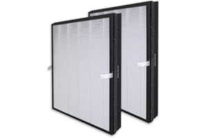 PUREBURG 2-Pack Replacement High Efficiency HEPA Air Filters Compatible with TaoTronics TT-AP003 and HERILIOS HS-AP003 Air Purifiers
