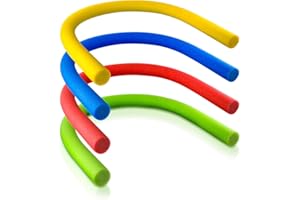 VIVO TECHNOLOGIES Swimming Pool Noodle Long Foam Pool Swim Noodles Strong Flexible Floatation Device 1.5m, Swimming Aid for Adults and Kids