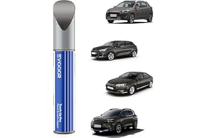 EVOOOR (EVL/VL) Gris Platinium Metallic/Platinium Grey Metallic retouche peinture auto pour Citroen, Réparation des rayures pour voiture, Solution rapide et facile pour la réparation