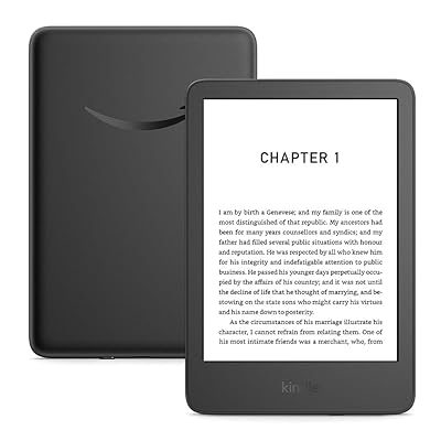 Amazon Kindle (newest gen) – Lightest and most compact Kindle with glare-free display, faster page...