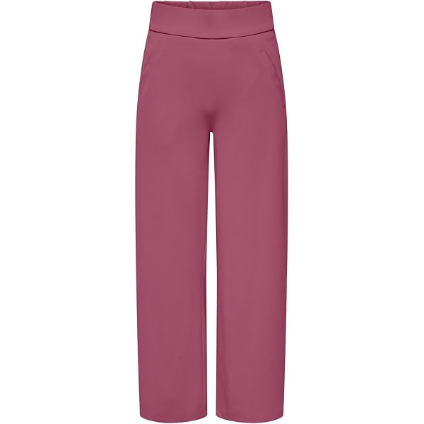 JDY Pantalon Femme Taille Haute Large Catia Life - Élégant Et Confortable Pour L'Automne