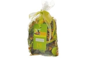 HOMESTREET Hand Blended Pot pourri in a gift bag in a choice of 11 fragrances, product with long lasting scent for your Home or as a Gift (Tropical)