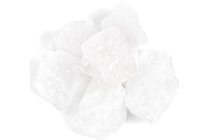 ORIENTREA Brute de pierre naturelle de quartz cristal de roche - 500 grammes pierre brute de quartz cristal de roche à utiliser comme pierre d'eau, pierre de guérison Reiki, pierre de chance ou décoration