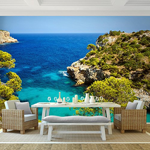 Fototapete Meer 352 x 250 cm – Vliestapete – Wandtapete – Vlies Phototapete – Wand – Wandbilder XXL – !!! 100% MADE IN GERMANY !!! Runa Tapete 9004011c - 2