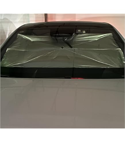 Kit Pare-soleil Voiture 360° – 1 Pare-brise 145x83 Cm + 4 Latéraux – Structure Fibre De Carbone – Rotation Facile – Version 2025