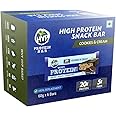 HYP - Whey Protein Bar, Cookies and Cream (6x60g) | 20g Protein per bar | Gluten Free Protein Bars | High Protein Bars | Healthy Protein Snack for Kids and Adults