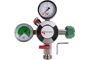 MICRO MATIC Micromatic Nitrogen N2 Pressure Reducer 3 Bar Premium Plus Tamper Protection