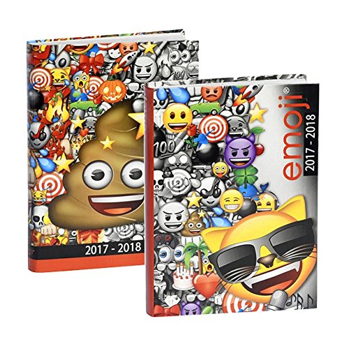 Télécharger Alpa - 1 Agenda Scolaire Journalier 2017-2018 - Emoji Cartoon - 12x17cm - 2 Visuels Aléatoires gratuit