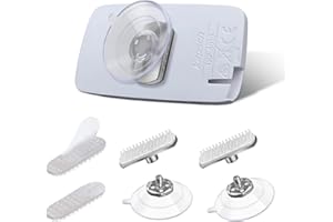 NEWZEROL 2 Support Télépéage Pare Brise pour Kapsch TRP-4010, Q-Free N11144, Ulys, Bip & Go, Kapsch TS3203 et Autres Telepeage, Sans Résidus de Colle et Ventouses Solides