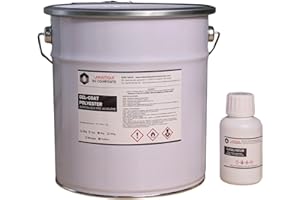 La Boutique du Composite Gel Coat 5kg pour Bateau Fibre de Verre + catalyseur